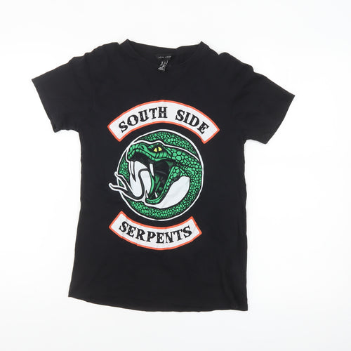 New Look Women’s Black South Side Serpents T-Shirt Size 6