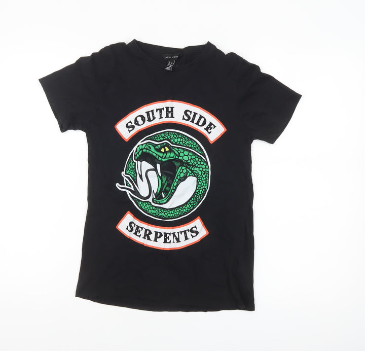 New Look Women’s Black South Side Serpents T-Shirt Size 6