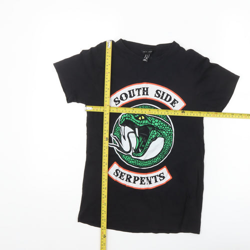New Look Women’s Black South Side Serpents T-Shirt Size 6