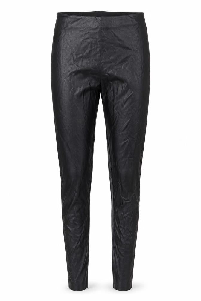 Gallery Women’s Black Faux Leather Stretch Leggings Size M