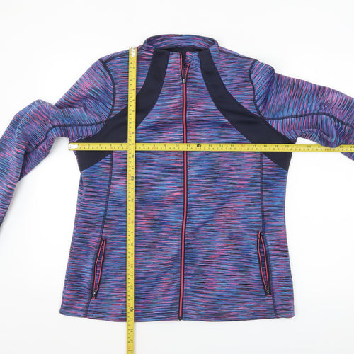 St. Bernard Women’s Multicoloured Track Jacket Size 12-14 Full Zip Sports Top