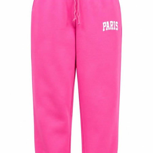 Dunnes Women’s Pink Paris Logo Fleece Sweatpants M