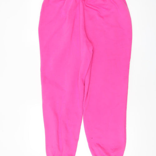 Dunnes Women’s Pink Paris Logo Fleece Sweatpants M