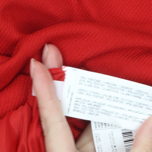 MNG Collection Women Red Bodycon One Shoulder Dress Size 14