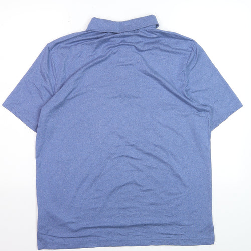 32 Degrees Cool Men’s Blue Moisture Wicking Polo Shirt L