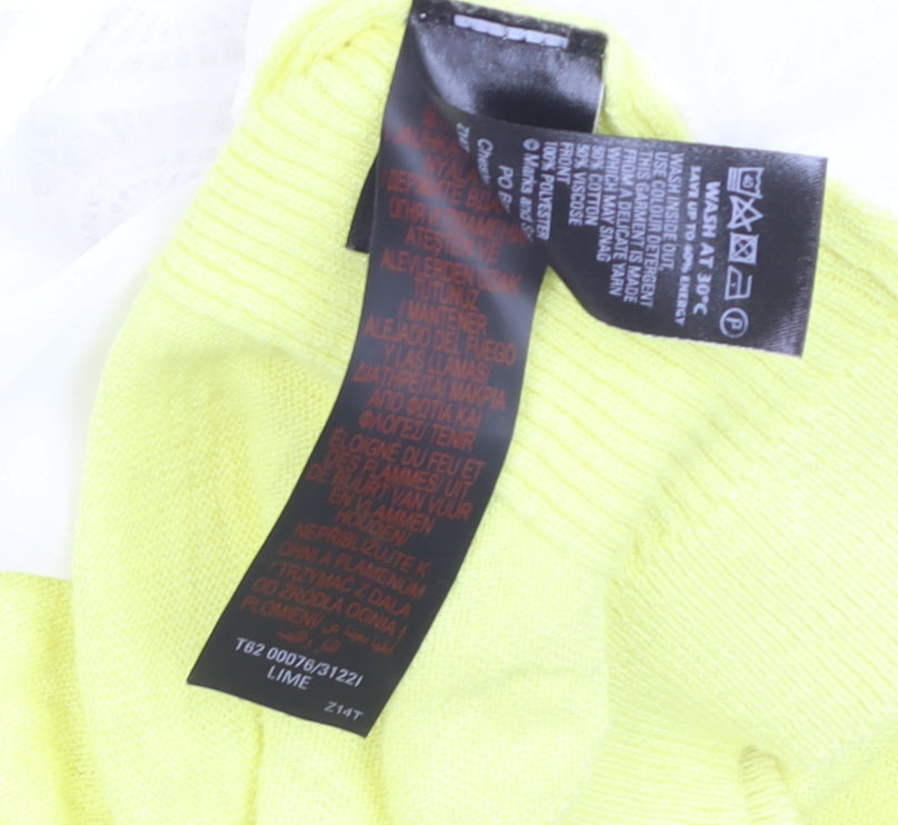Marks and Spencer Per Una Women Lime Size 22 Open Cardigan