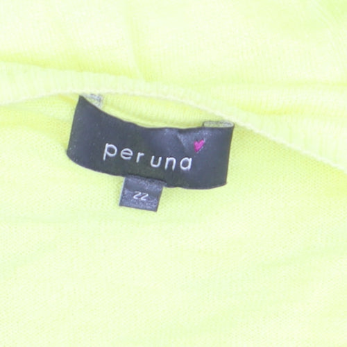 Marks and Spencer Per Una Women Lime Size 22 Open Cardigan