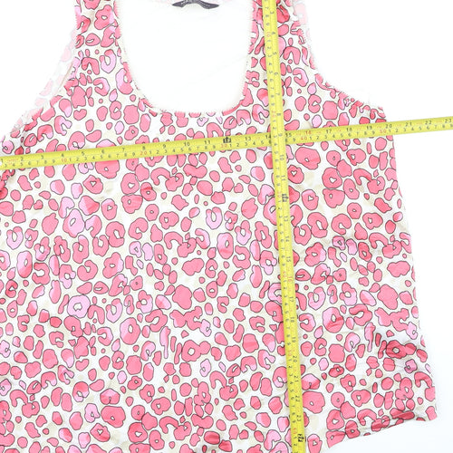 Marks and Spencer Women’s Pink Floral Camisole Tank Top Size 14