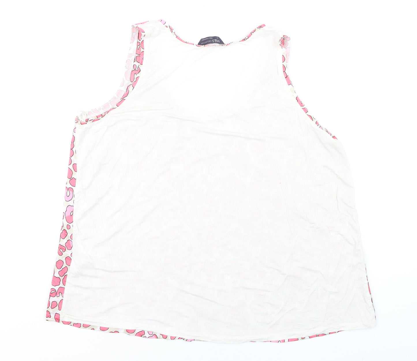 Marks and Spencer Women’s Pink Floral Camisole Tank Top Size 14
