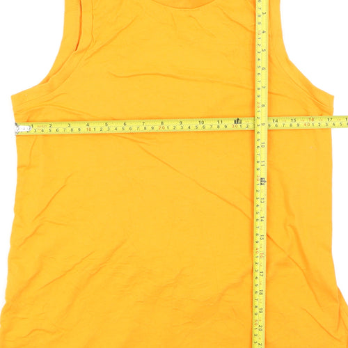 Capsule Women Orange Size 12 Sleeveless Cotton Tank Top