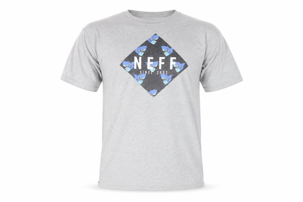 Neff Men’s Grey Graphic Print Crew Neck Short Sleeve T-Shirt Size L