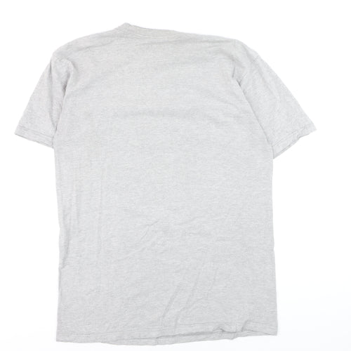 Neff Men’s Grey Graphic Print Crew Neck Short Sleeve T-Shirt Size L