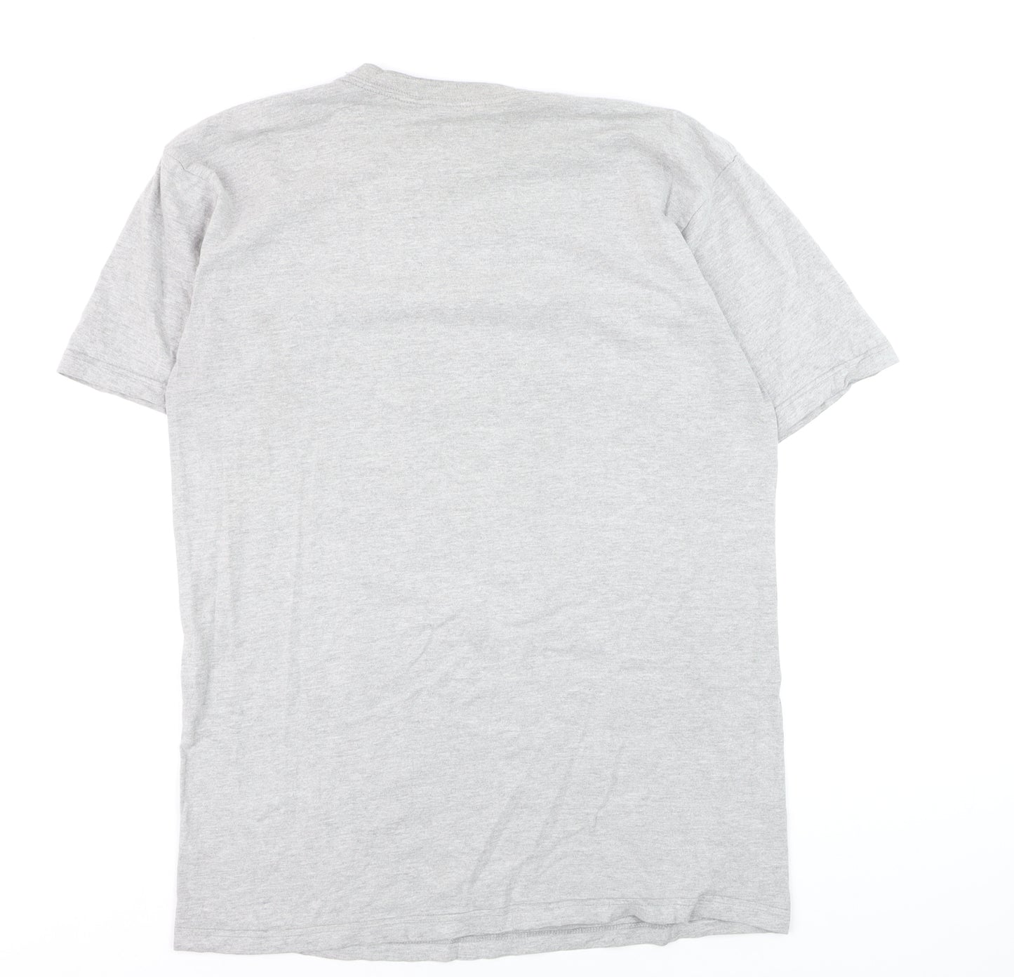 Neff Men’s Grey Graphic Print Crew Neck Short Sleeve T-Shirt Size L