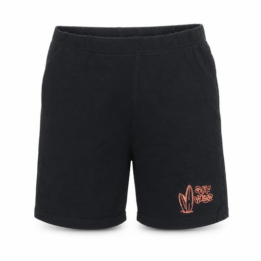 Destination Boys Black Surf Vibes Sweat Shorts 9-10 Years