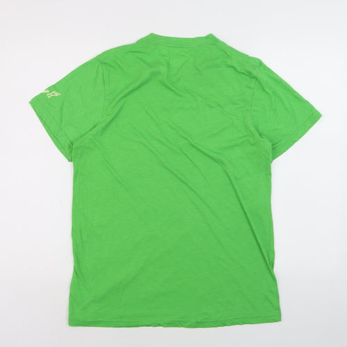 INOV-8 Men's Green Graphic Sports T-Shirt Size L Lightweight Gym Top