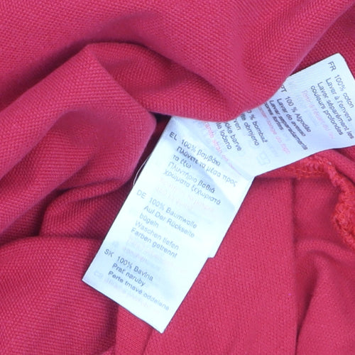 Pierre Cardin Men’s Red Cotton Regular Fit Polo Shirt XL
