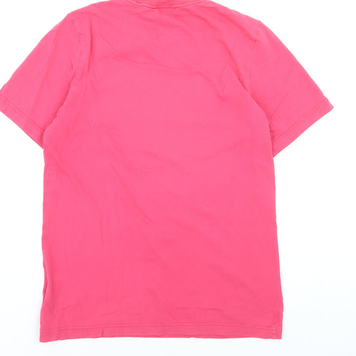 Adidas Women's Pink XS Basic Cotton Short Sleeve T-Shirt