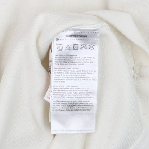 Regatta Women Ivory Fleece 1/2 Zip Pullover Sweatshirt UK 12