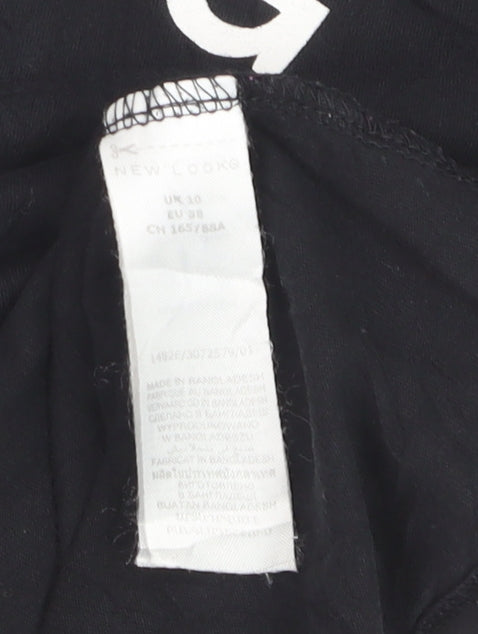 New Look Women's Black 'Nothing to Wear' T-Shirt Size 10