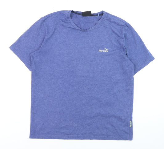 Peter Storm Men’s Blue Crew Neck Short Sleeve T-Shirt Size L