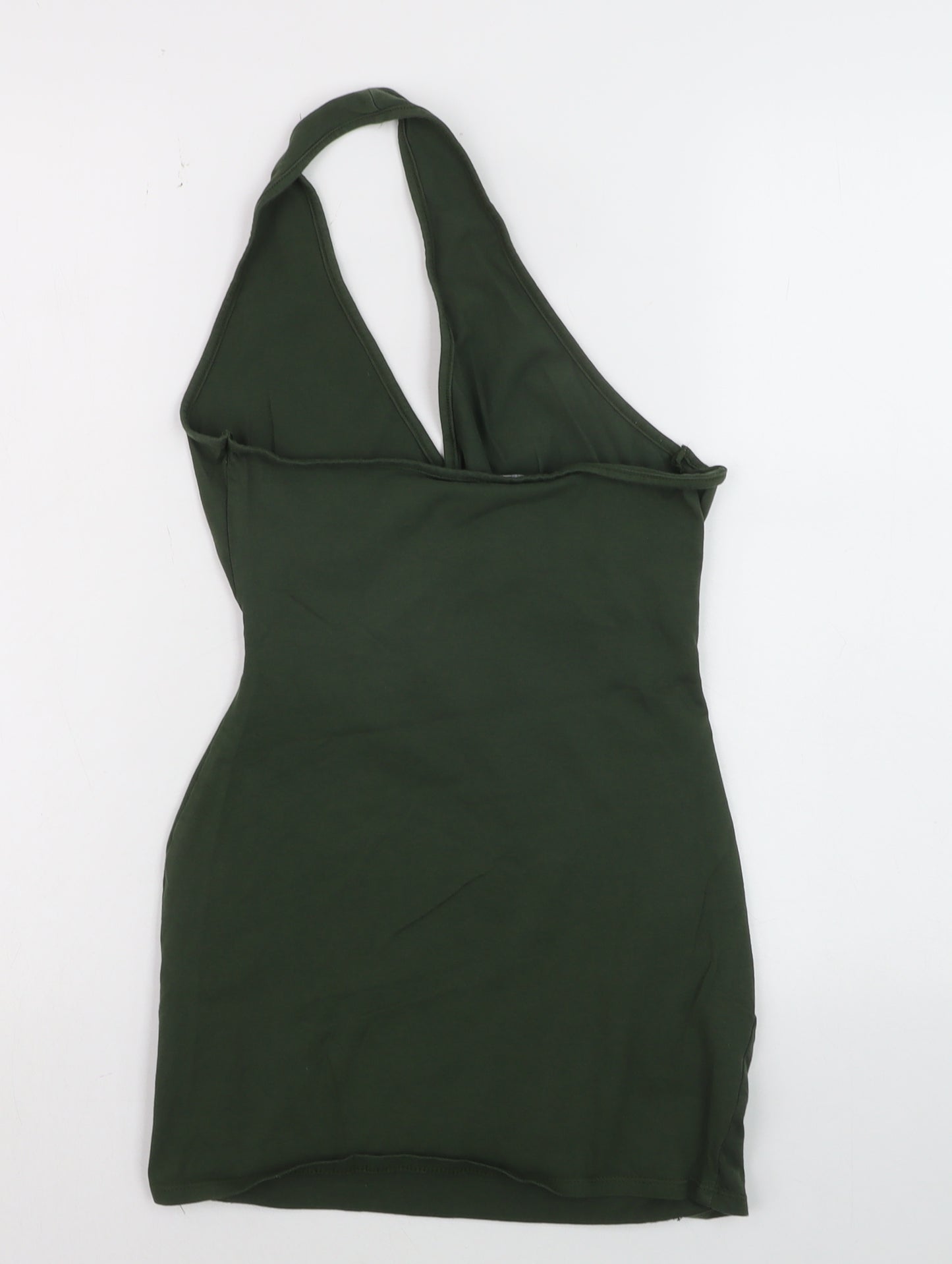 PrettyLittleThing Women’s Green Halter Camisole Top UK 6