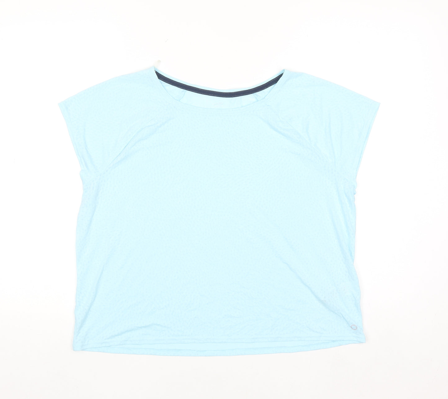 Marks and Spencer Goodmove Blue Short Sleeve T-Shirt Women Size 16