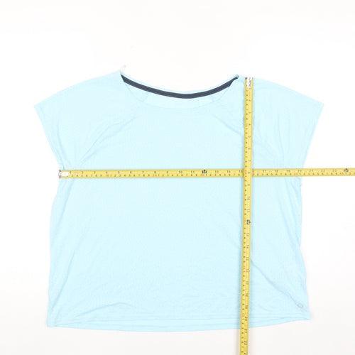 Marks and Spencer Goodmove Blue Short Sleeve T-Shirt Women Size 16