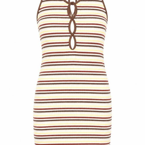 Neon & Nylon Women’s Multicoloured XS Halter Slip Dress