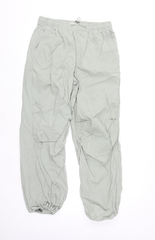 Marks and Spencer Women’s Grey Cargo Jogger Trousers Size 10 Regular