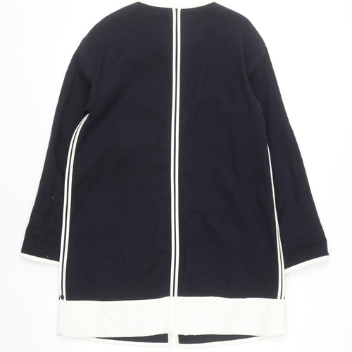 Pennyblack Women's Blue Mid-Length Zip Coat Size 10