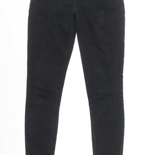 Levi's 721 High Rise Skinny Black Jeans Women Size 26 Regular Denim