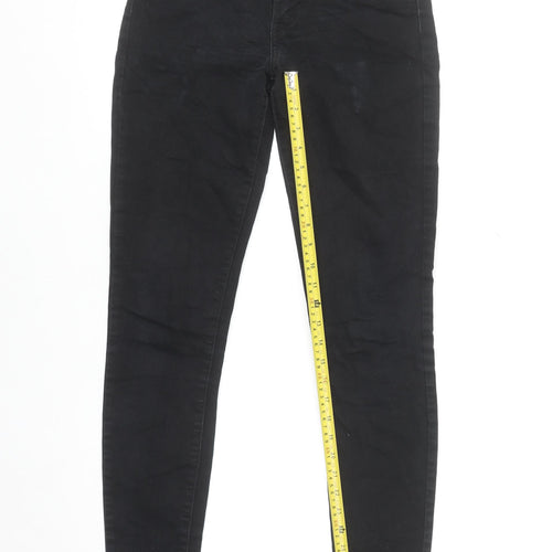 Levi's 721 High Rise Skinny Black Jeans Women Size 26 Regular Denim