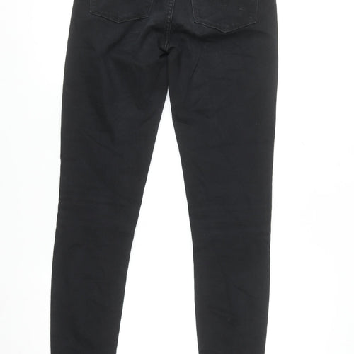 Levi's 721 High Rise Skinny Black Jeans Women Size 26 Regular Denim