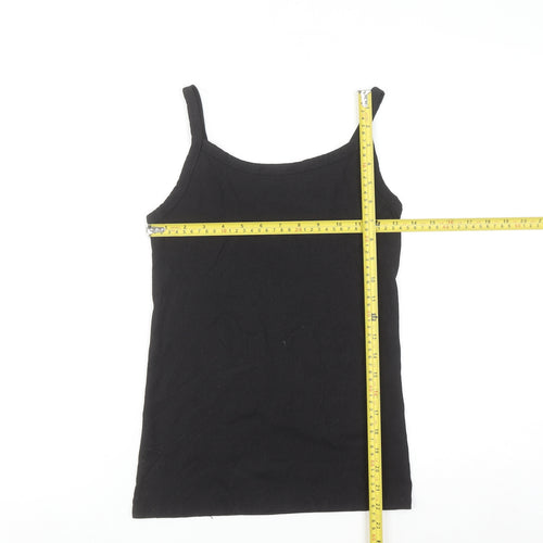 No Boundaries Women's Black Camisole Tank Top M Slim Fit