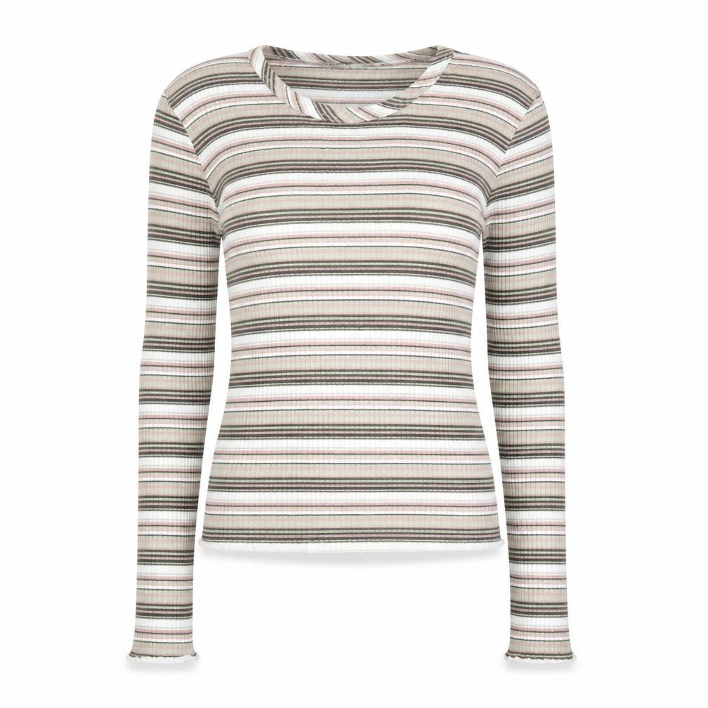 Front view of George Women's Multicoloured Striped Cotton Jumper, size 10