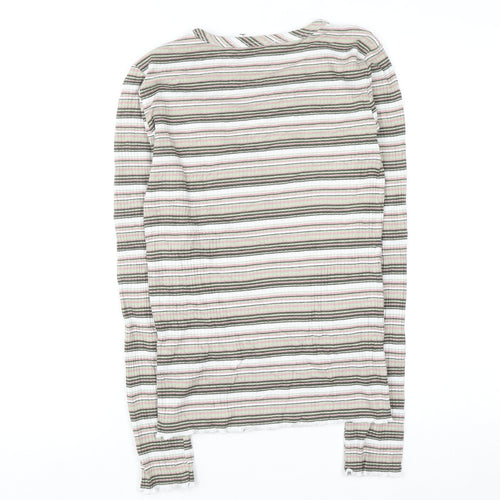 George Women's Multicoloured Striped Cotton Jumper Size 10