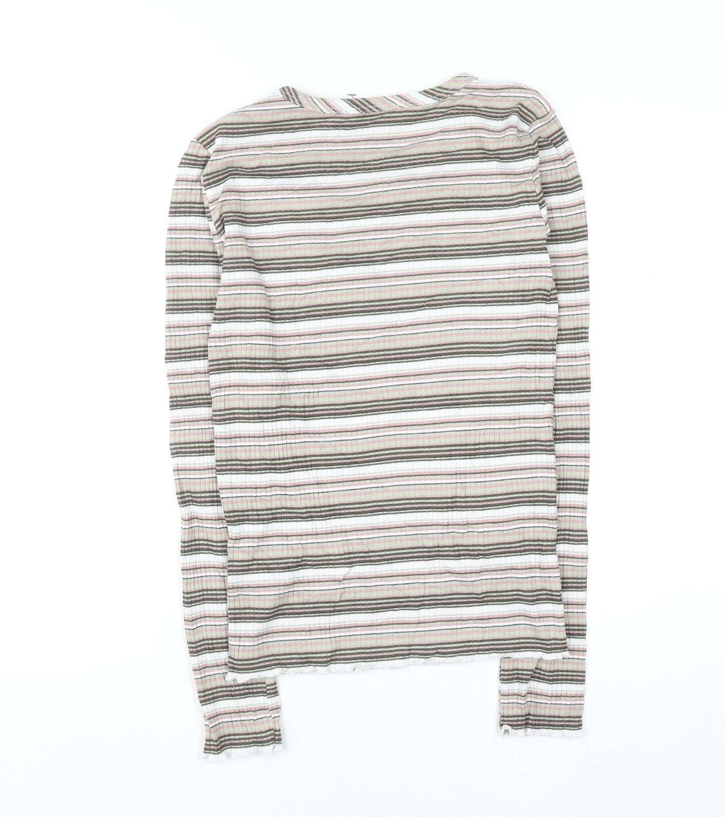 George Women's Multicoloured Striped Cotton Jumper Size 10