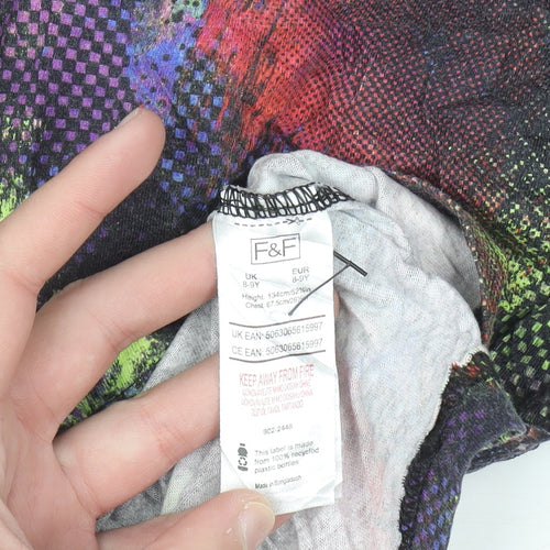 F&F Boys Multicoloured Graphic Sleeveless Tank Top Age 8-9 Years