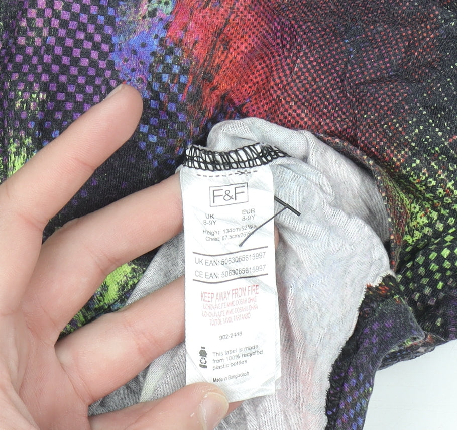 F&F Boys Multicoloured Graphic Sleeveless Tank Top Age 8-9 Years
