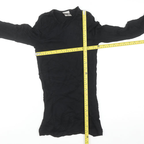 Icebreaker Women's Black XS Merino Wool Long Sleeve Thermal Top