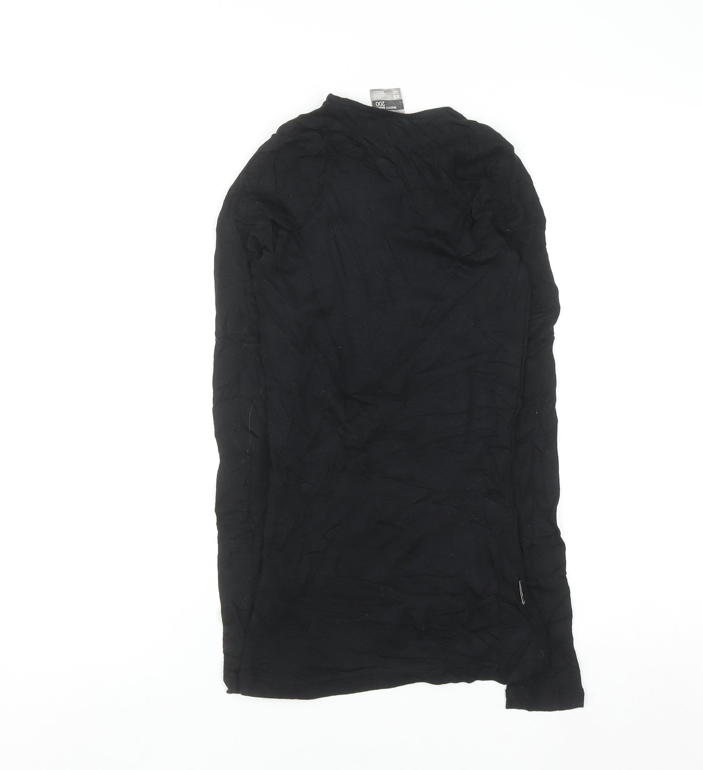 Icebreaker Women's Black XS Merino Wool Long Sleeve Thermal Top