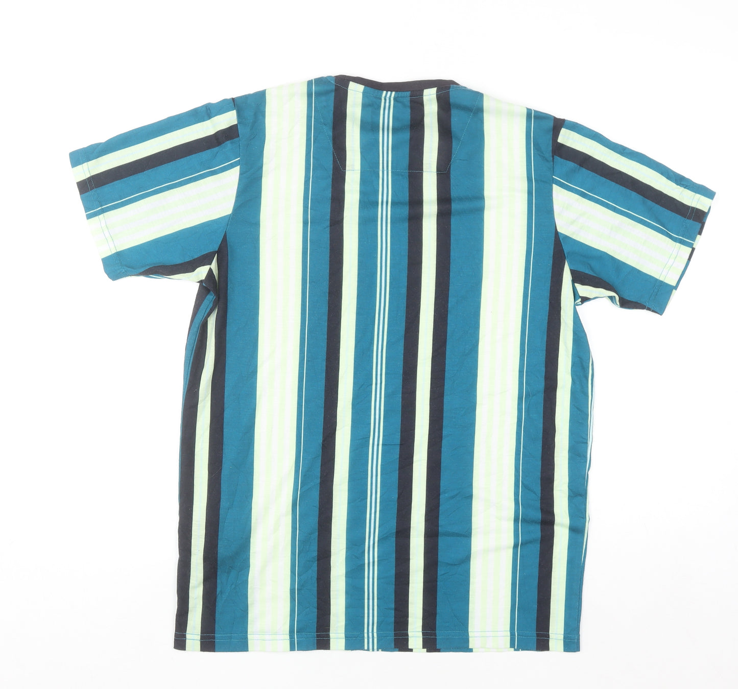Marshall Artist Men's Multicoloured Striped Crew Neck T-Shirt M