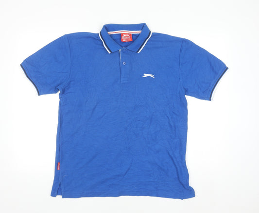 Slazenger Men's Blue Regular Fit Polo Shirt Size M