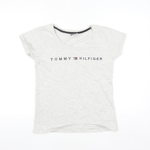 Tommy Hilfiger Womens Grey XL Basic T-Shirt 100% Cotton
