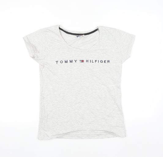 Tommy Hilfiger Womens Grey XL Basic T-Shirt 100% Cotton