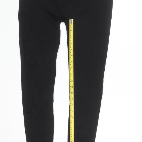 Urban Classics Women Black L Jersey Cotton Stretch Leggings