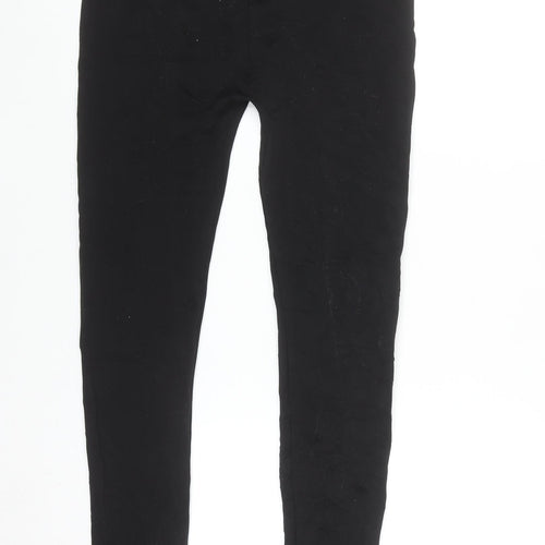 Urban Classics Women Black L Jersey Cotton Stretch Leggings