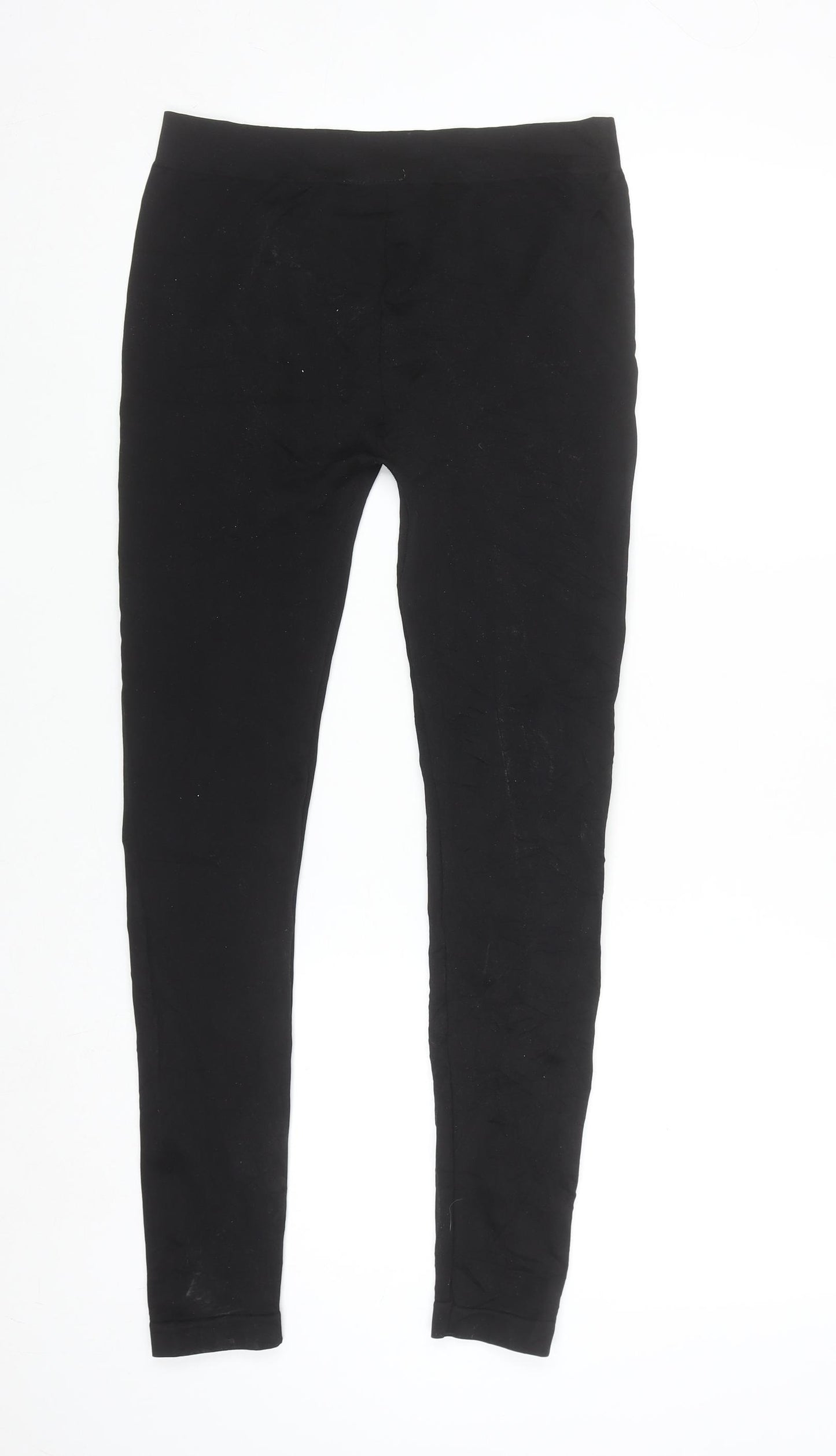 Urban Classics Women Black L Jersey Cotton Stretch Leggings