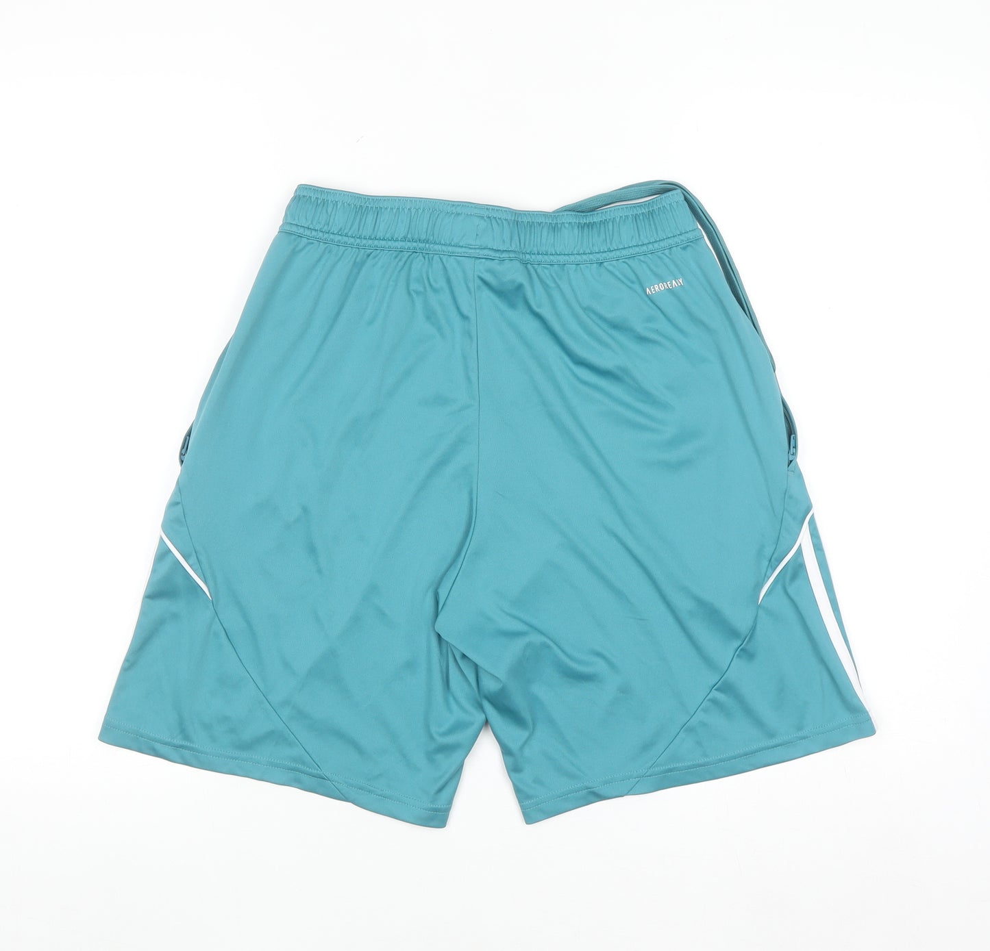 Adidas Men's Blue Athletic Shorts M Regular Fit Quick Dry Activewear