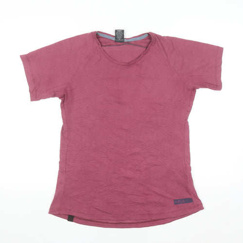 Rab Womens Purple Short Sleeve Crew Neck Outdoor T-Shirt UK 12